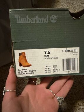 Timberland Wheat Nubuck Lace Ankle Boot